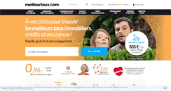 Desktop Screenshot of meilleurtaux.com