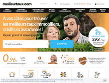 Tablet Screenshot of meilleurtaux.com
